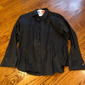 Boss Men’s Black Classic Fit Dress Shirt Size 16.5 34/35